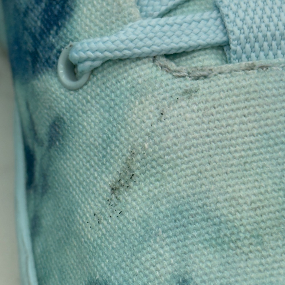 NoBull Canvas Mid Trainers Womens 7 Blue Aqua Tie Dye High Top‎ Training Shoes - Picture 4 of 11